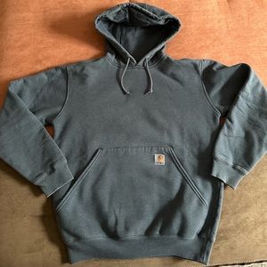 Women’s heavier weight Carhartt hoodie. Size small. Gray in color